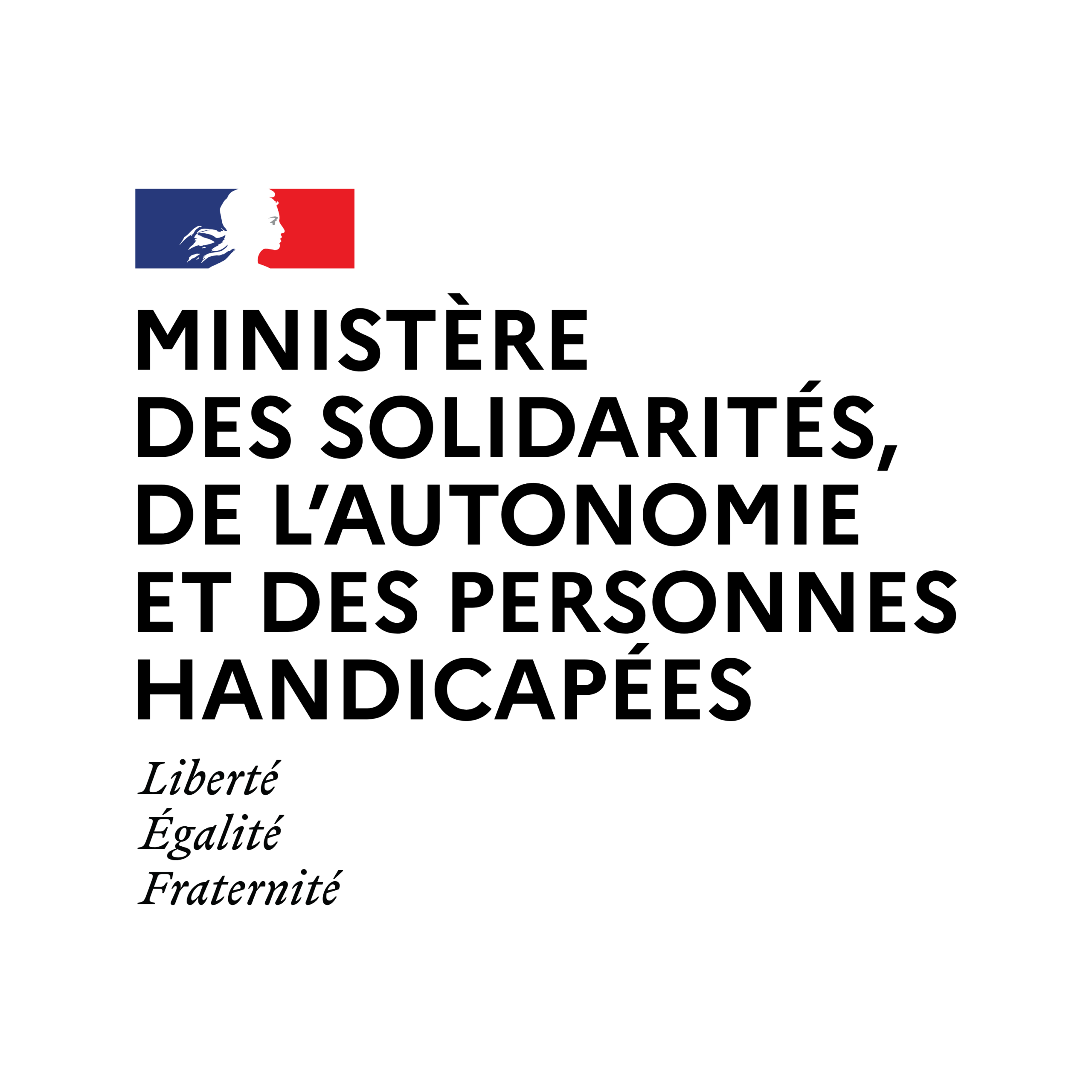 Ministère des personnes handicapées Logos partenaires institutionnels CAF Département Nord Ville de Roubaix Positive Lab Hauts-de-France