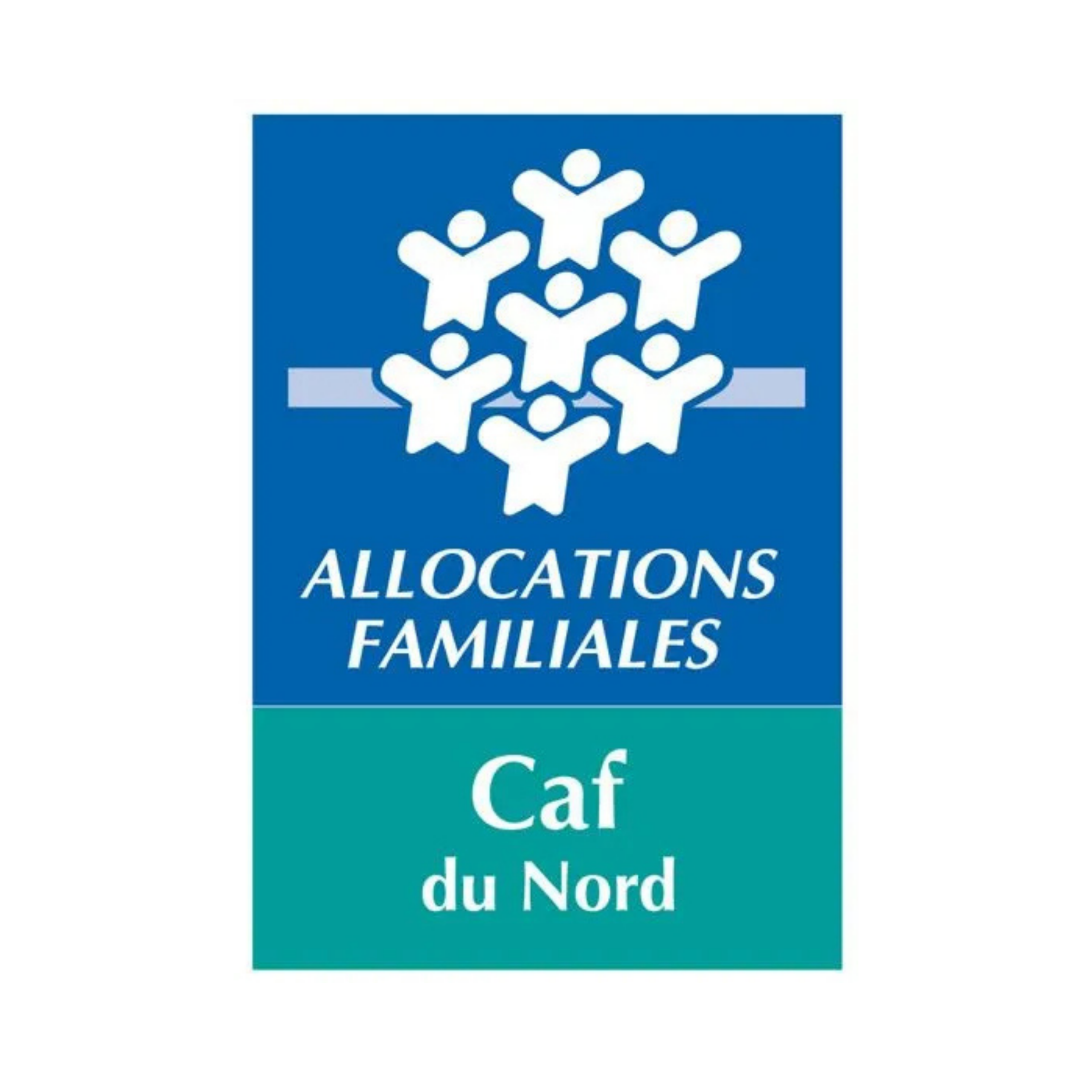 CAF du Nord Logos partenaires institutionnels CAF Département Nord Ville de Roubaix Positive Lab Hauts-de-France