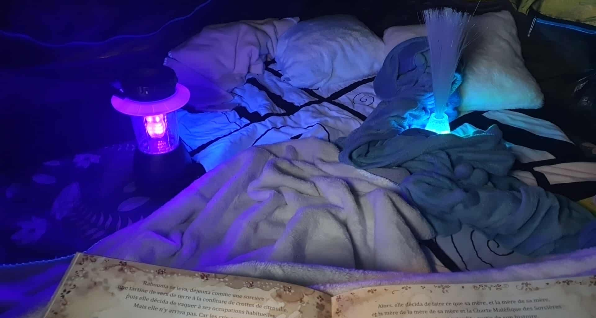 Tente sensorielle apaisante du Positive Lab, pour accompagner le sommeil du jeune enfant